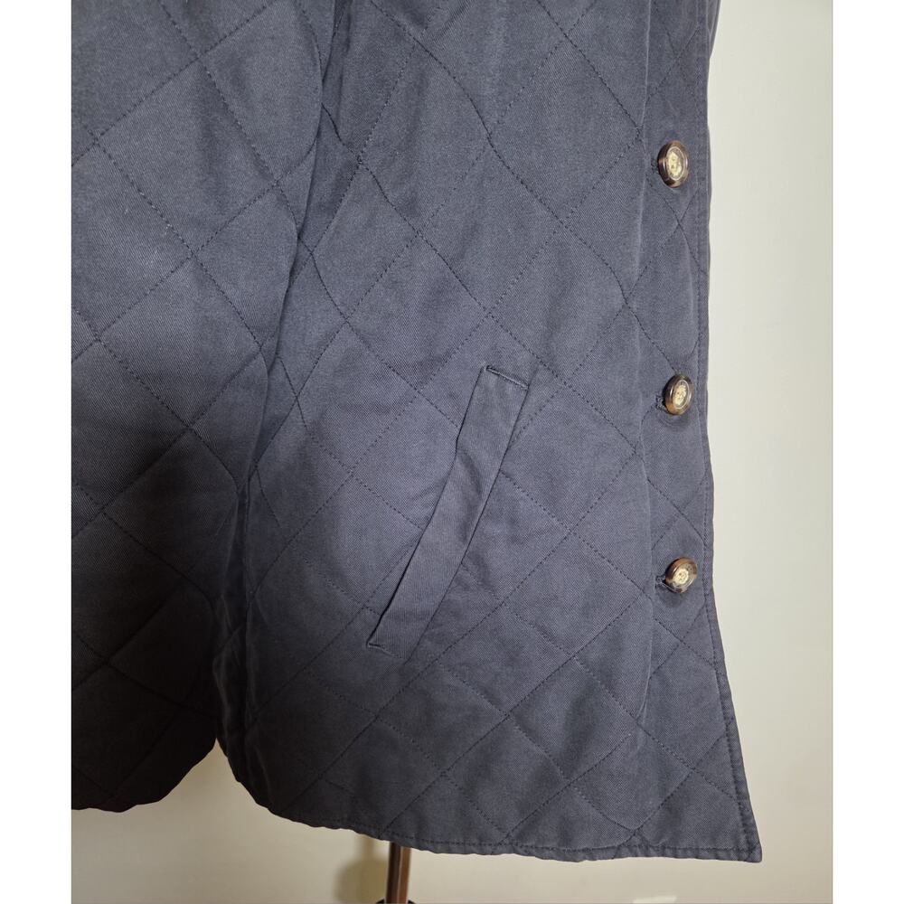Vintage Orvis Women's Quilted Chore Jacket Coat Black Size Small - Picture 4 of 9